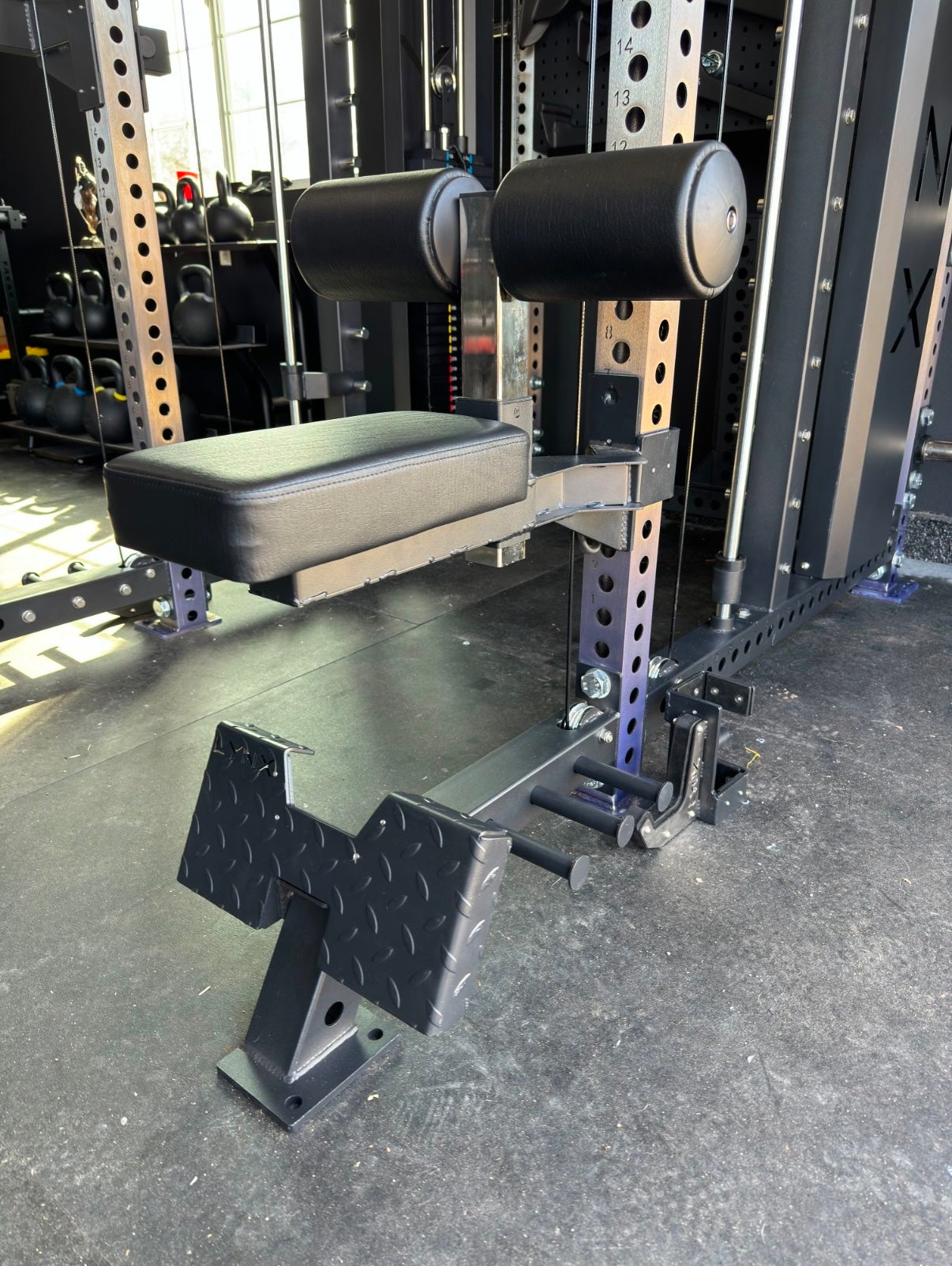 PRO SERIES Ultimate 4-1 Half Rack Functional Trainer w/Smith Machine Bar Bundle | 600lbs Stack | Gym Equipment | Fitness | Commercial | Squat Rack
