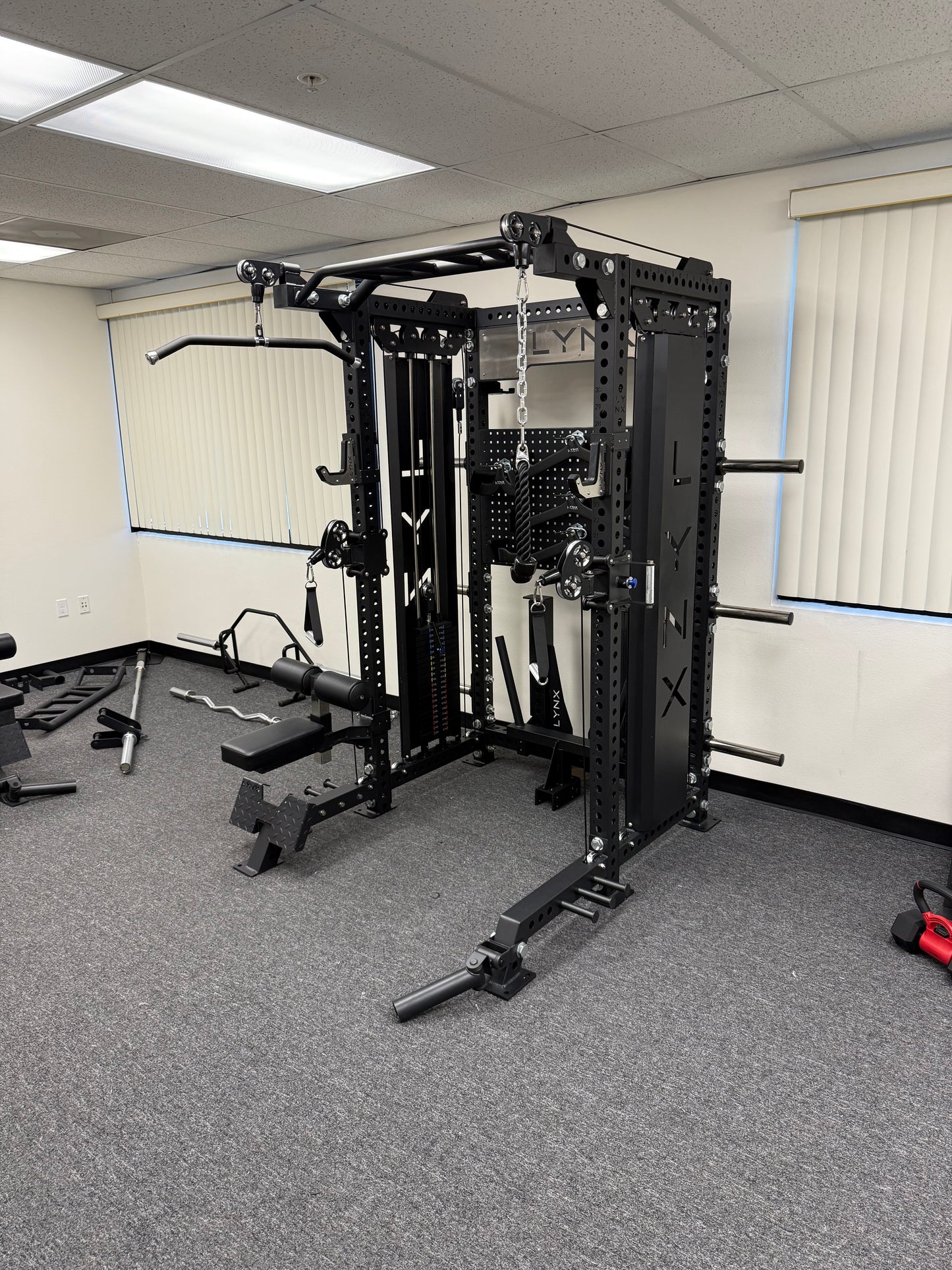 Ultimate PRO 2-1 Ultimate Half Rack Functional Trainer/Gym Equipment/ Home Gym/ Fitness/ FREE DELIVERY 🚚