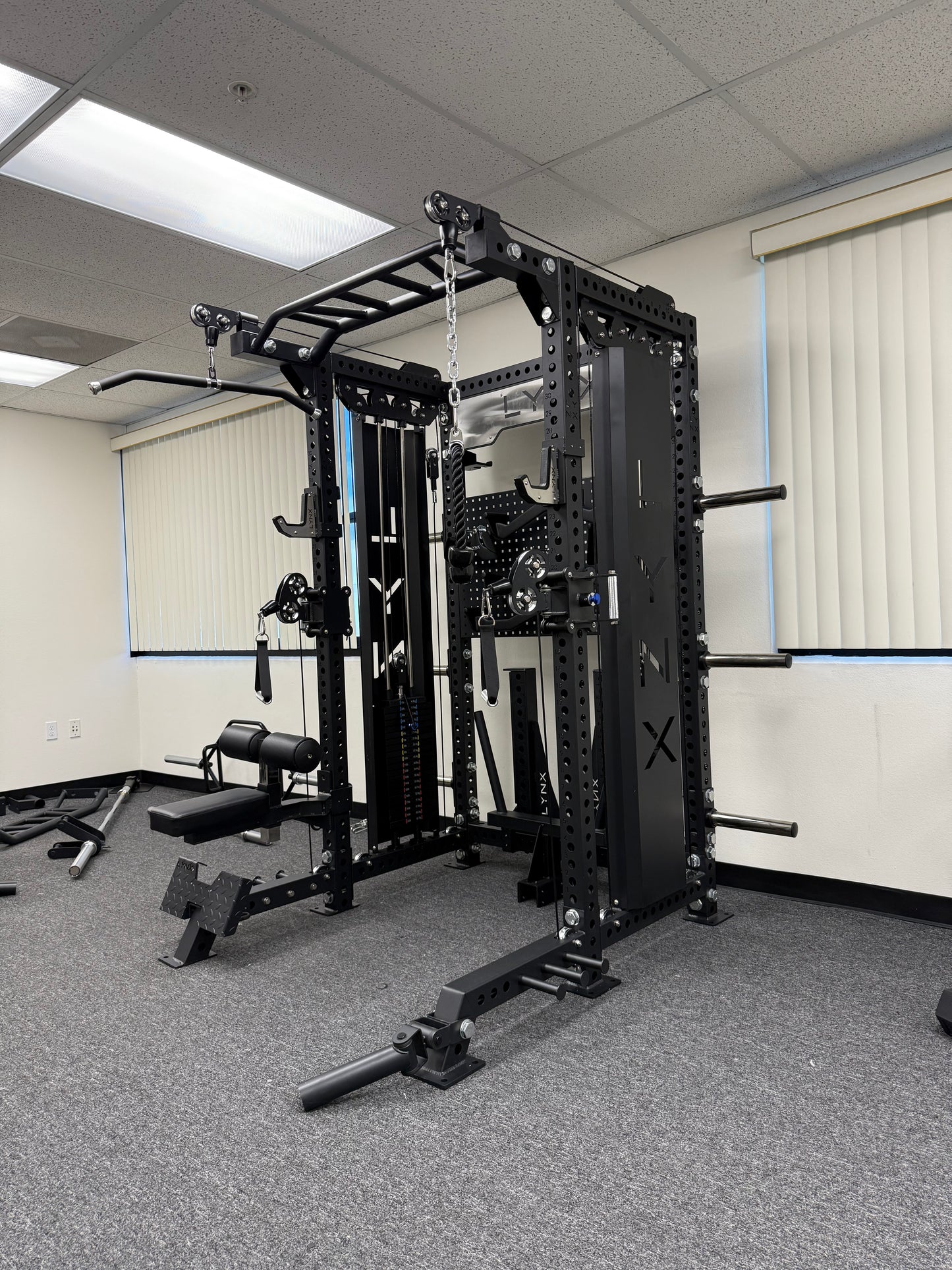 Ultimate PRO 2-1 Ultimate Half Rack Functional Trainer/Gym Equipment/ Home Gym/ Fitness/ FREE DELIVERY 🚚