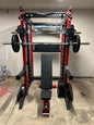 PRO SERIES Ultimate 3-1 Half Rack Functional Trainer w/Smith Machine Bar Bundle | 7ft barbell | AB3000 | 260lb bumpers