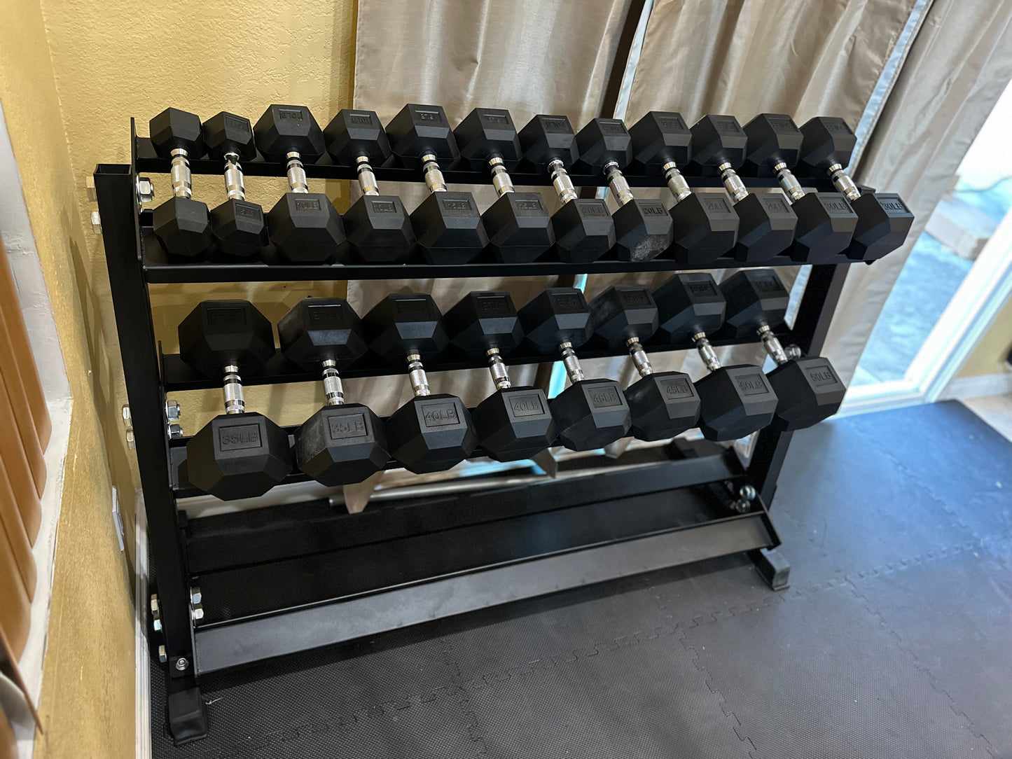 5-50lbs w/rack