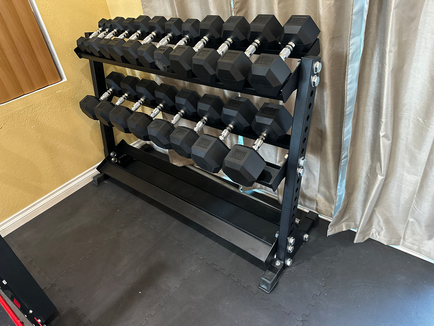 5-50lbs w/rack