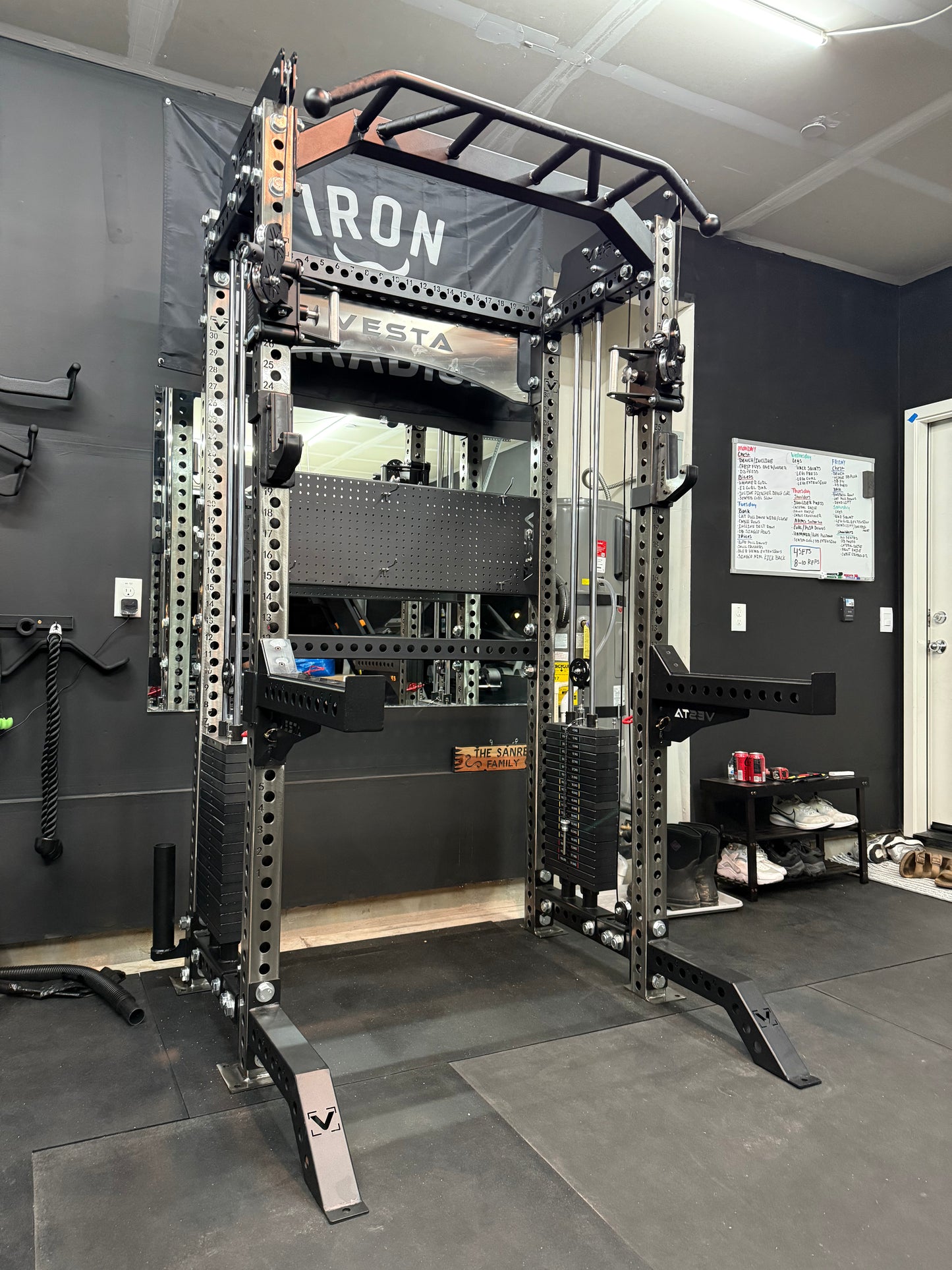 Pro Series 2-1 w/4 cable attachments | 400lb Weight Stack |